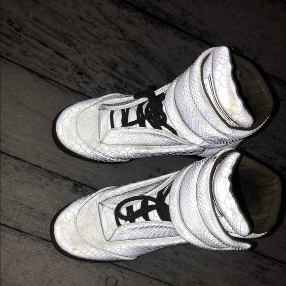 3M Maison Martin Margiela Silver Python Size 8 - Picture 1 of 5